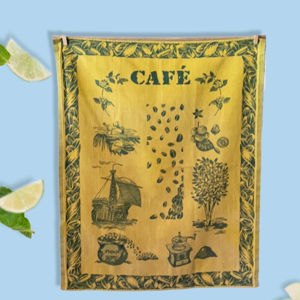 Vintage Claude Gerardmer Tea Towel